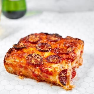 Pepperoni Sicilian Slice