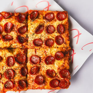 Pepperoni Sicilian Pie